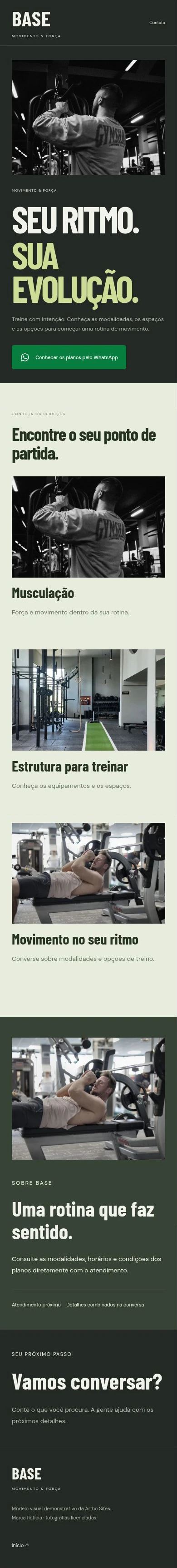 Gimnasio — Móvil