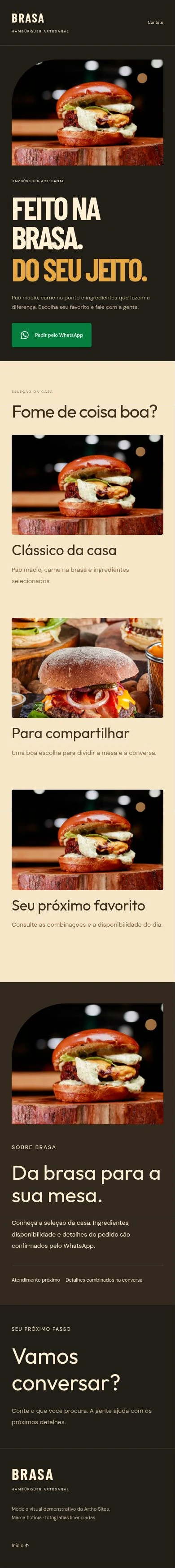 Hamburguesería — Móvil